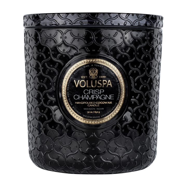 Bougie parfumée Maison Noir Luxe 80 heures - Crisp Champagne - Voluspa