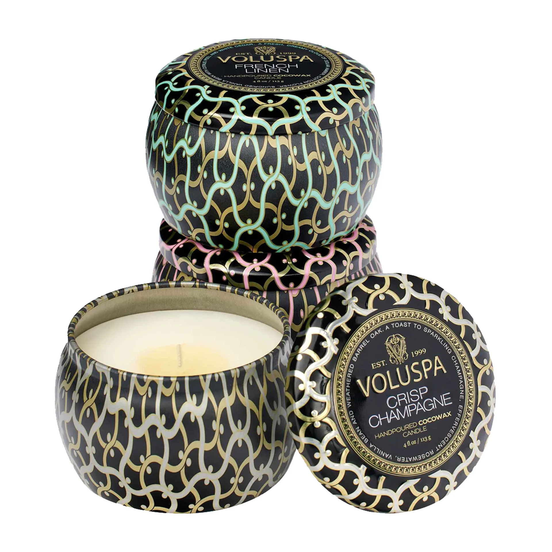 Coffret cadeau Maison Noir Minitin Lot de 3, 2022 Voluspa