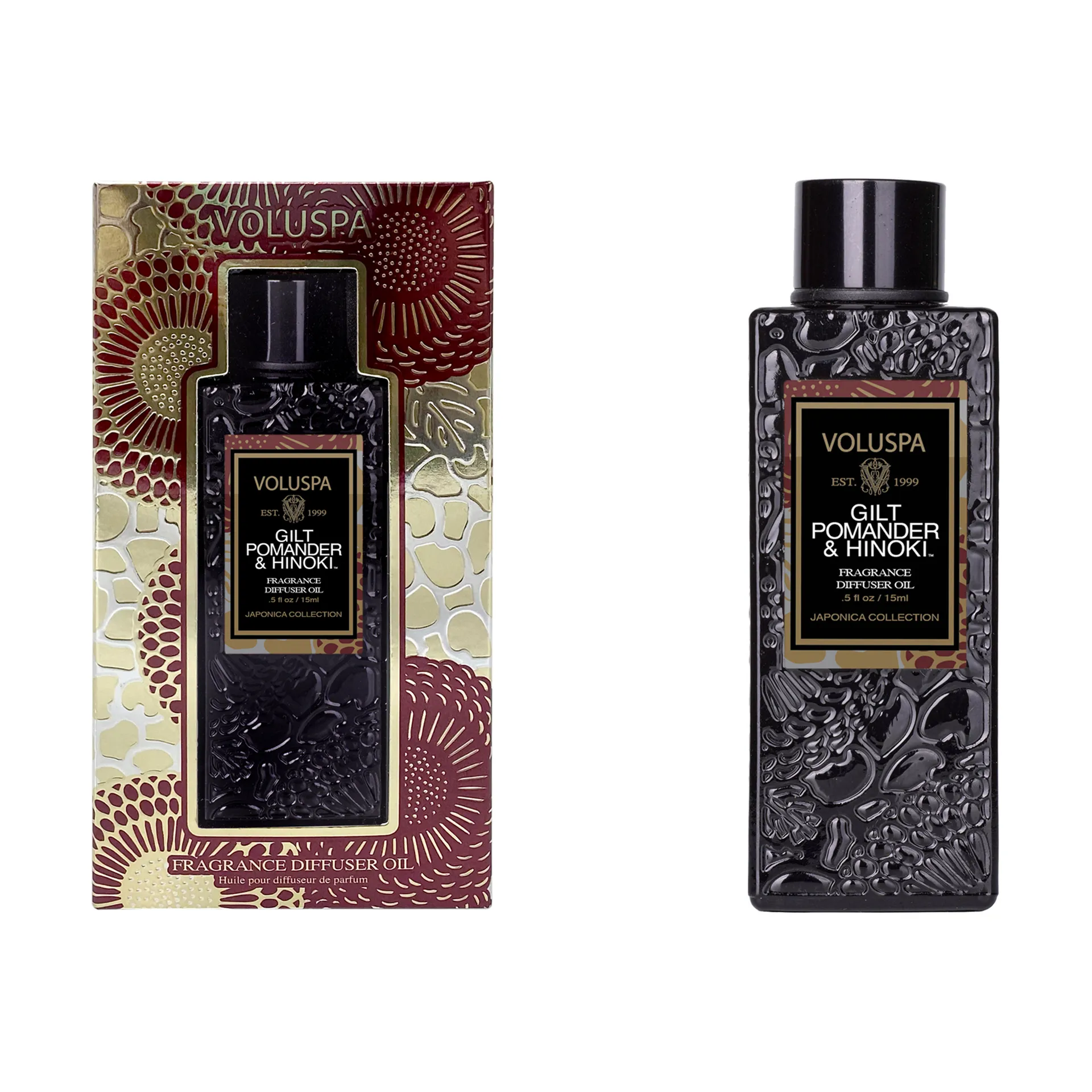 Huile essentielle Gilt Pomander & Hinoki, 15 ml Voluspa