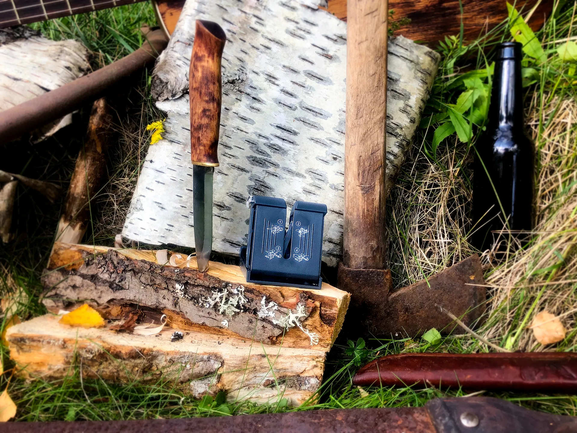 Aiguiseur à couteau Vulkanus Pocket basic, Noir Vulkanus