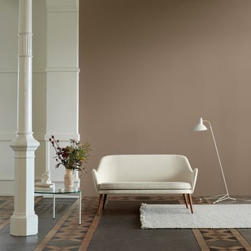 Canapé Dwell - Canapé 2 places tissu hero 511 blush, pieds en chêne fumé - Warm Nordic