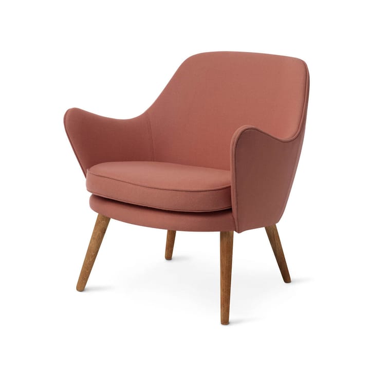 Chaise lounge Dwell - Hero 511 blush-pieds en chêne fumé - Warm Nordic