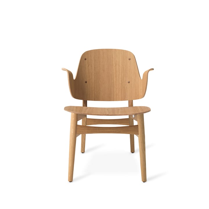 Chaise lounge Gesture - chêne huilé blanc - Warm Nordic