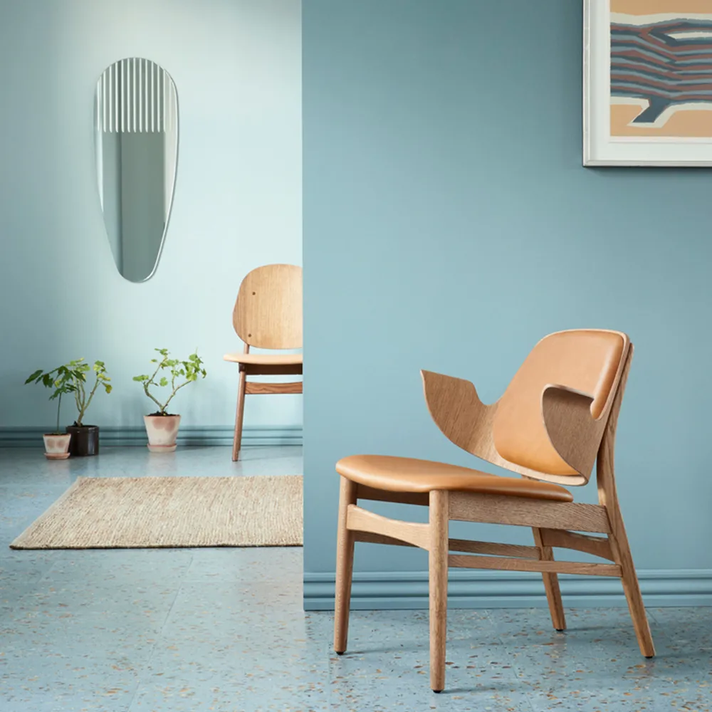 Chaise lounge Gesture, chêne huilé teck Warm Nordic