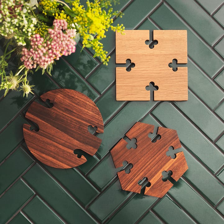 Dessous de plat Gourmet Wood carré, Bouleau Warm Nordic