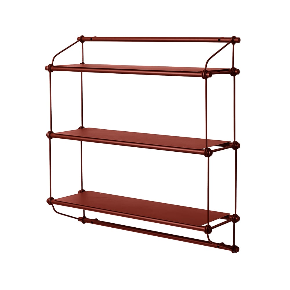 Warm Nordic Étagère Parade oxide red, 3 étagères | Design Scandinave | Étagères & systèmes de rayonnage | Rouge