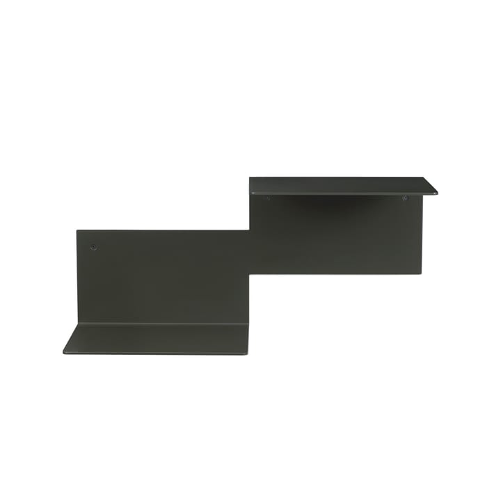Étagère Repeat - green olive, droit - Warm Nordic