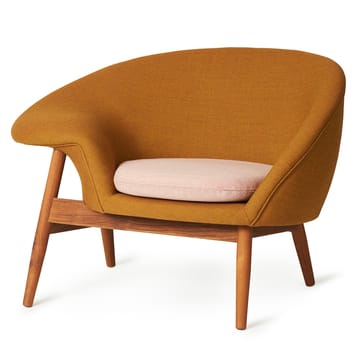 Fauteuil Fried Egg - Dark ochre-pale rose - Warm Nordic