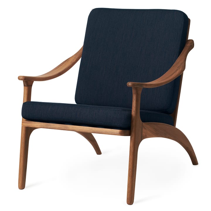 Fauteuil Lean Back Balder teak, Granite grey Warm Nordic
