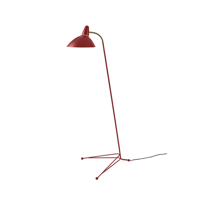 Lampadaire Lightsome - red grape, détail en laiton - Warm Nordic