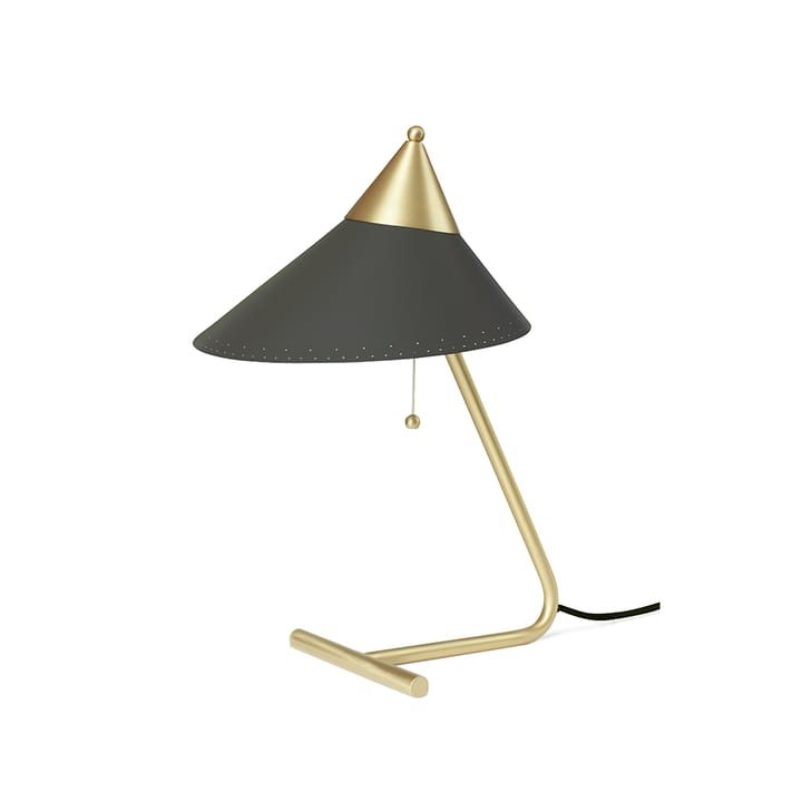 Lampe de table Brass Top - charcoal, structure en laiton
 - Warm Nordic