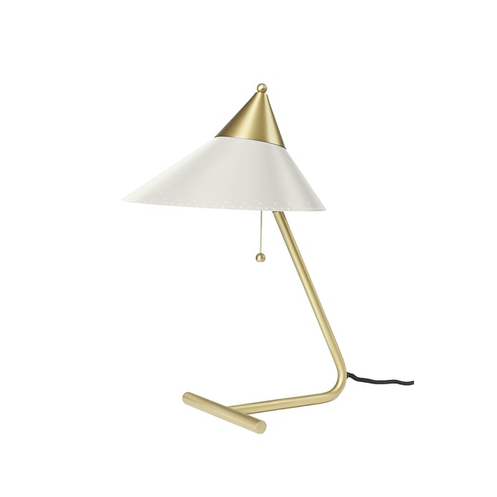 Lampe de table Brass Top - warm white, structure en laiton - Warm Nordic