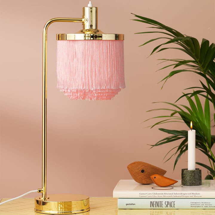 Lampe de table Fringe - pale pink - Warm Nordic
