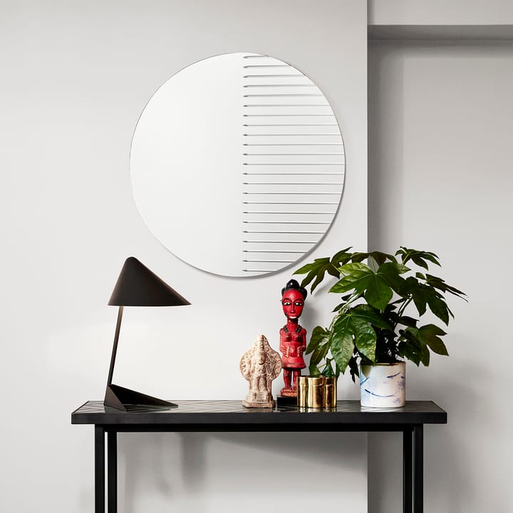 Miroir Masquerade Round, Transparent Warm Nordic