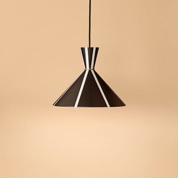 Suspension Bloom - black noir/warm white, stripe - Warm Nordic