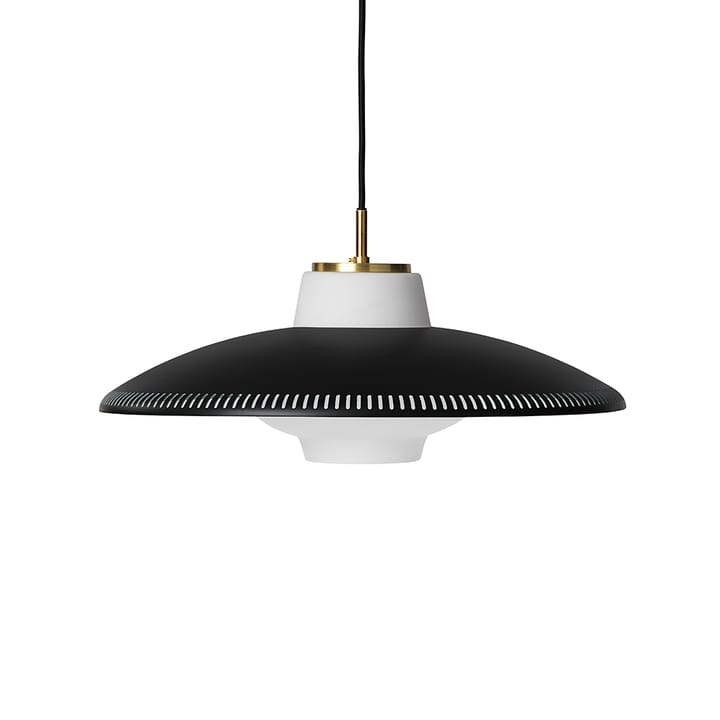 Suspension Opal Shade - black noir, opale sablée - Warm Nordic