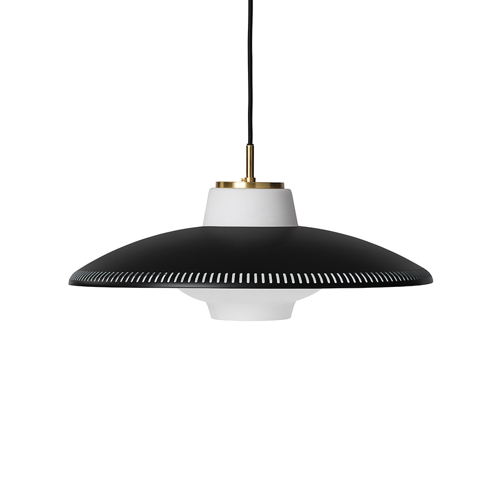 warm nordic suspension opal shade black noir, opale sablée