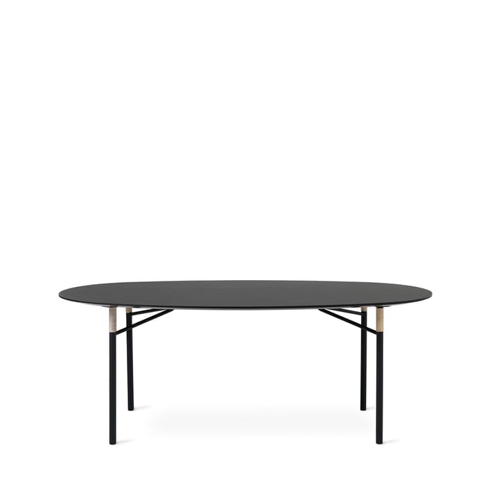 Table à manger Affinity - black, ellipse - Warm Nordic