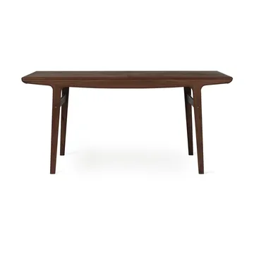 Table à manger Evermore avec 2 rallonges de 45 cm chacune - Oiled walnut, 160 cm - Warm Nordic