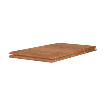 Table à manger Evermore avec 2 rallonges de 45 cm chacune - Teak oiled oak, 160 cm - Warm Nordic