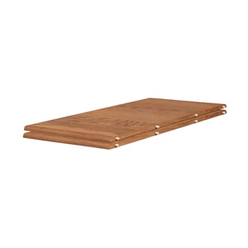 Table à manger Evermore avec 2 rallonges de 45 cm chacune - Teak oiled oak, 190 cm - Warm Nordic