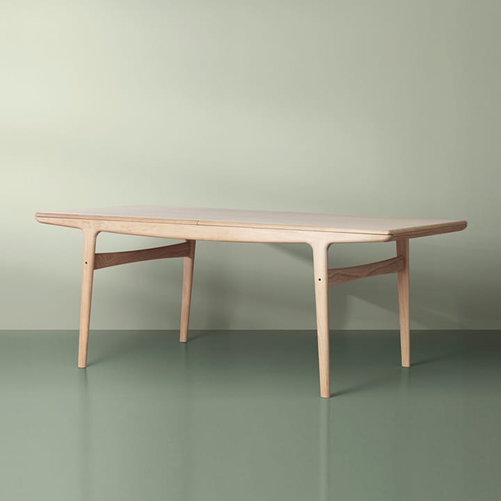 Table à manger Evermore, chêne huilé blanc, 160 cm Warm Nordic