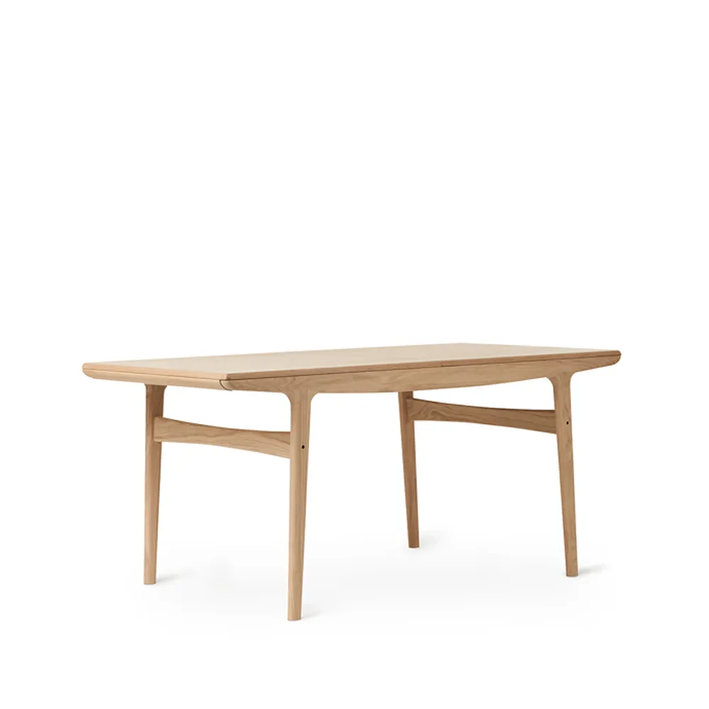 Table à manger Evermore, chêne huilé blanc, 160 cm Warm Nordic