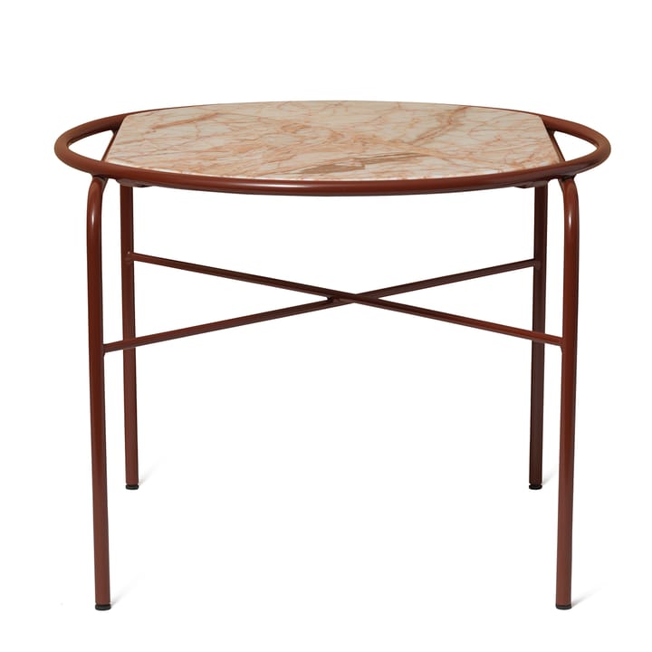 Table basse marbre Secant Ø60 cm - Soft rose - Warm Nordic