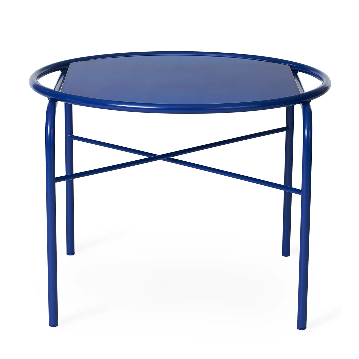 Table basse Secant Ø60 cm, Cobalt blue Warm Nordic