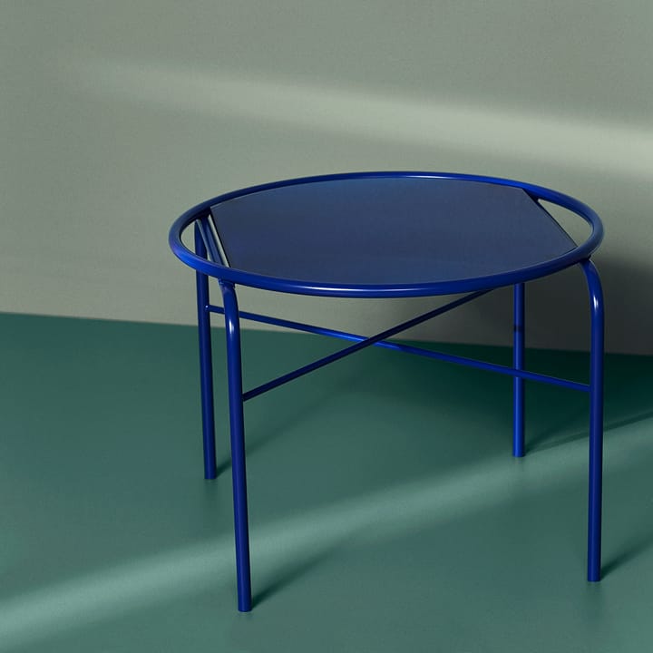 Table basse Secant Ø60 cm - Cobalt blue - Warm Nordic