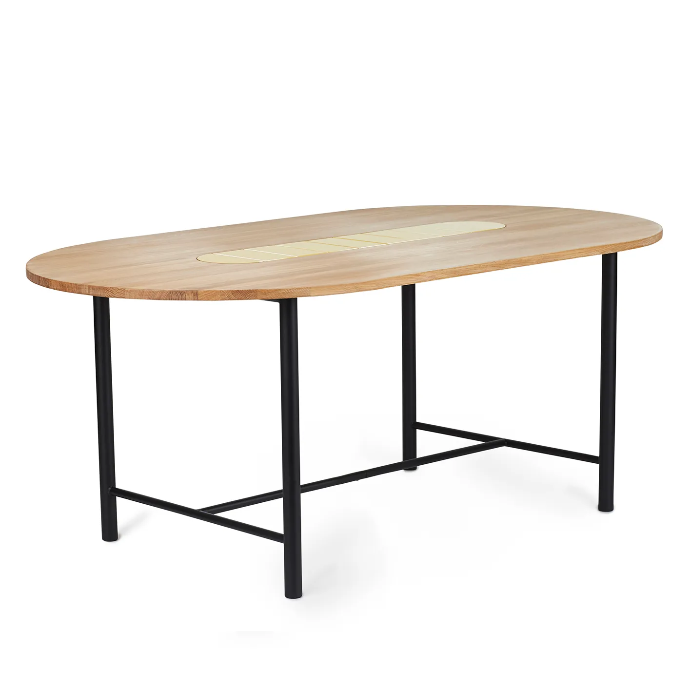 Table Be My Guest 180 cm, Chêne huilé blanc-jaune Warm Nordic