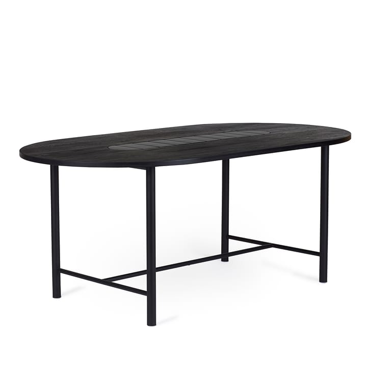 Table Be My Guest 180 cm - Chêne huilé noir-noir - Warm Nordic