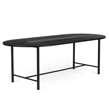 Table Be My Guest 220 cm - Chêne huilé noir-noir - Warm Nordic
