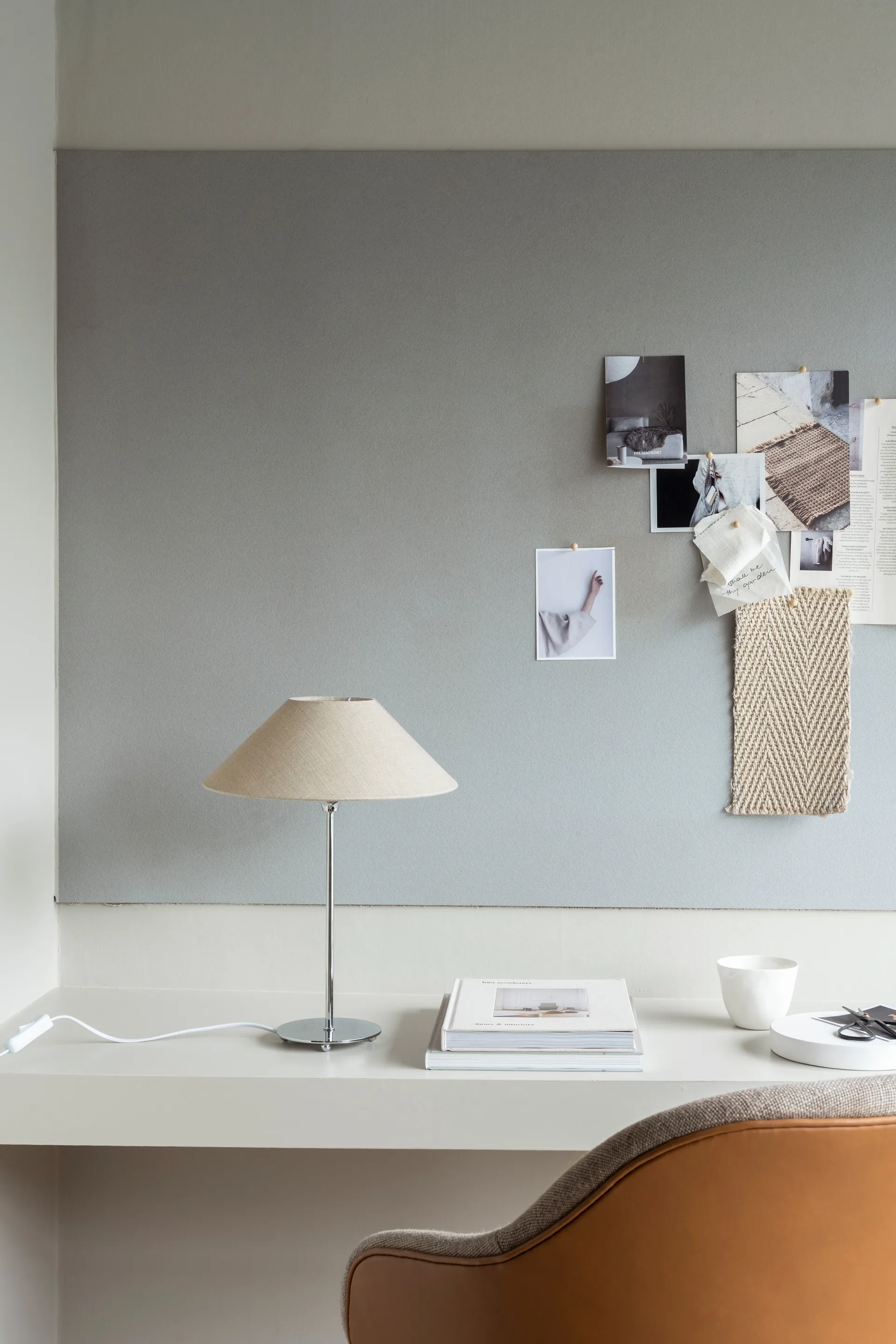 Abat-jour Basic flat Ø30 cm, Natural Watt & Veke