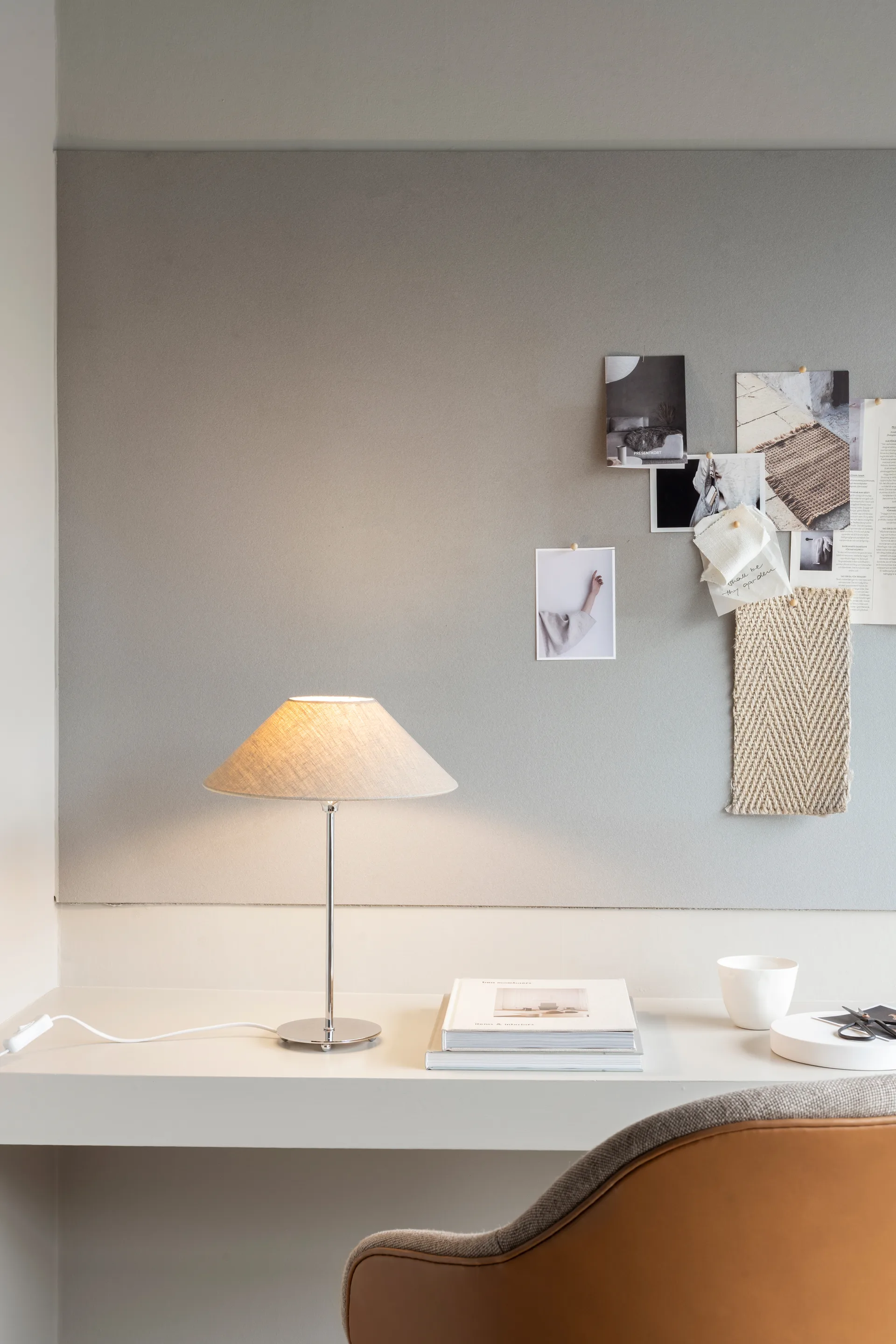 Abat-jour Basic flat Ø30 cm, Natural Watt & Veke