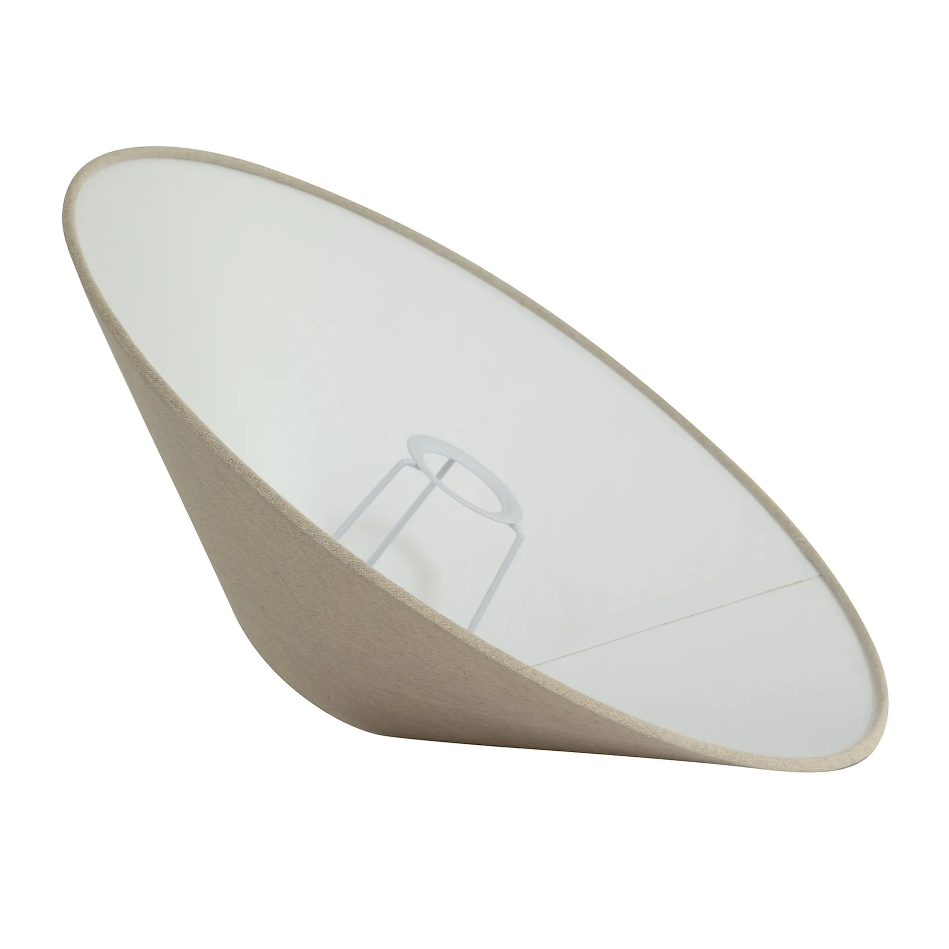 Abat-jour Basic flat Ø42 cm, Natural Watt & Veke