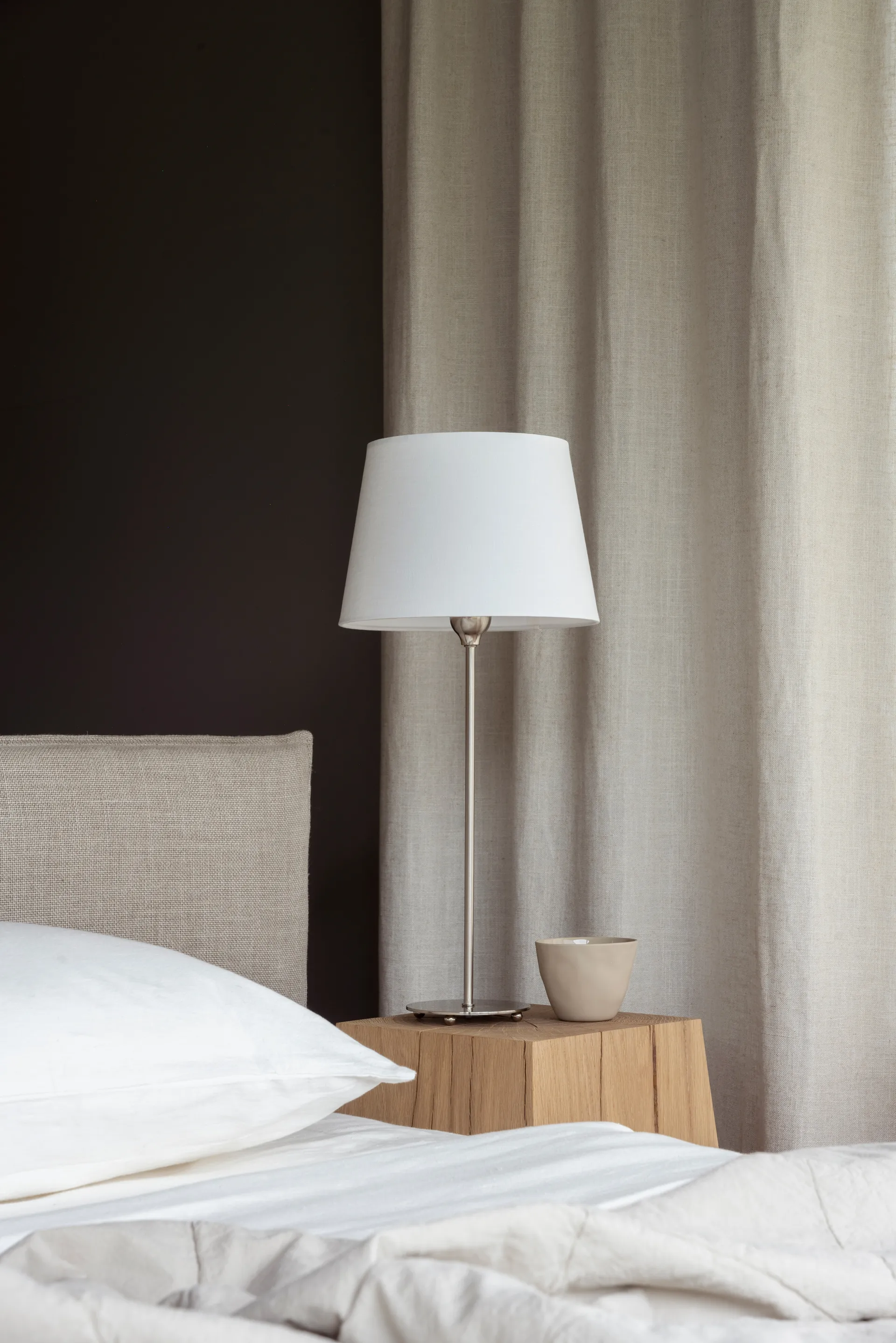 Abat-jour Basic Straight Ø26 cm, White Watt & Veke