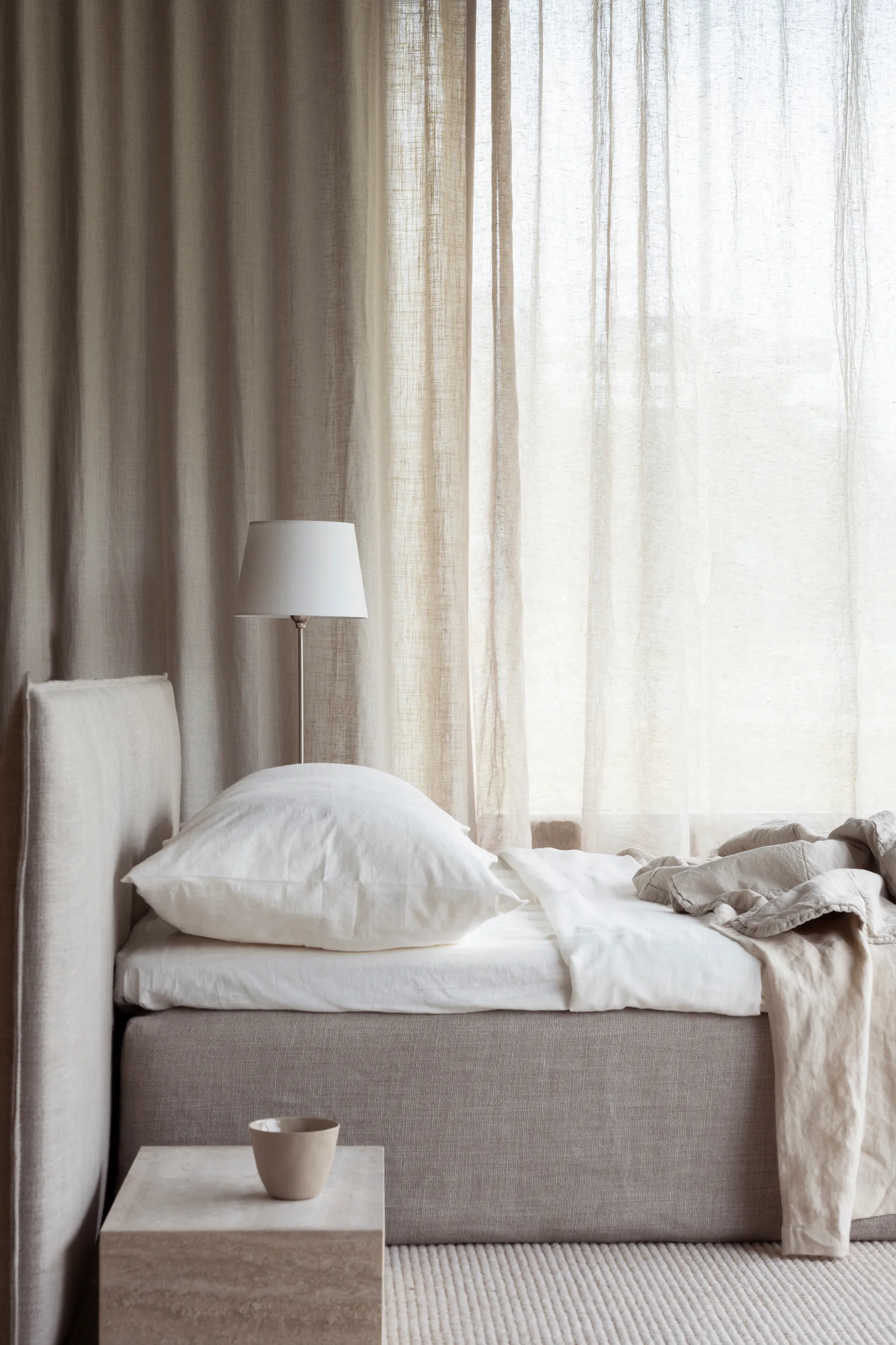 Abat-jour Basic Straight Ø26 cm, White Watt & Veke