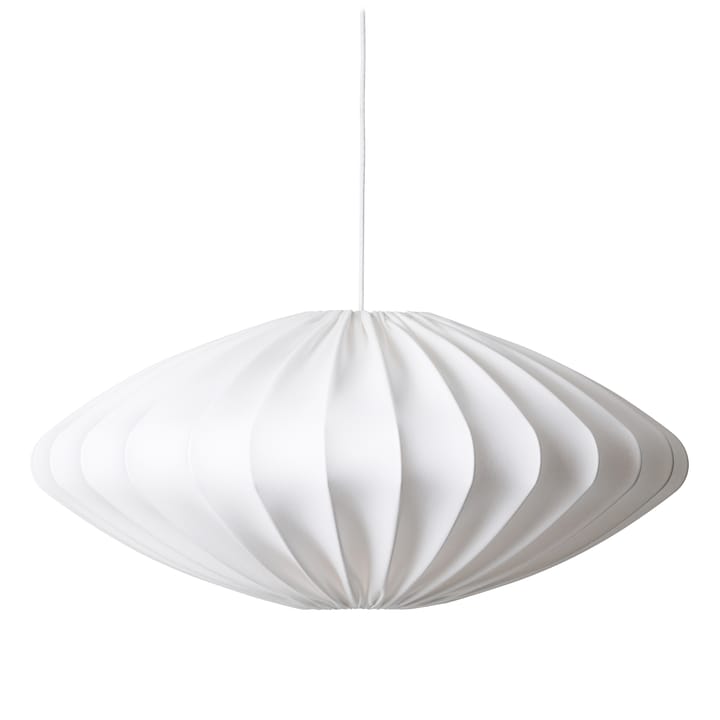 Abat-jour Ellipse 80 cm coton - Blanc - Watt & Veke