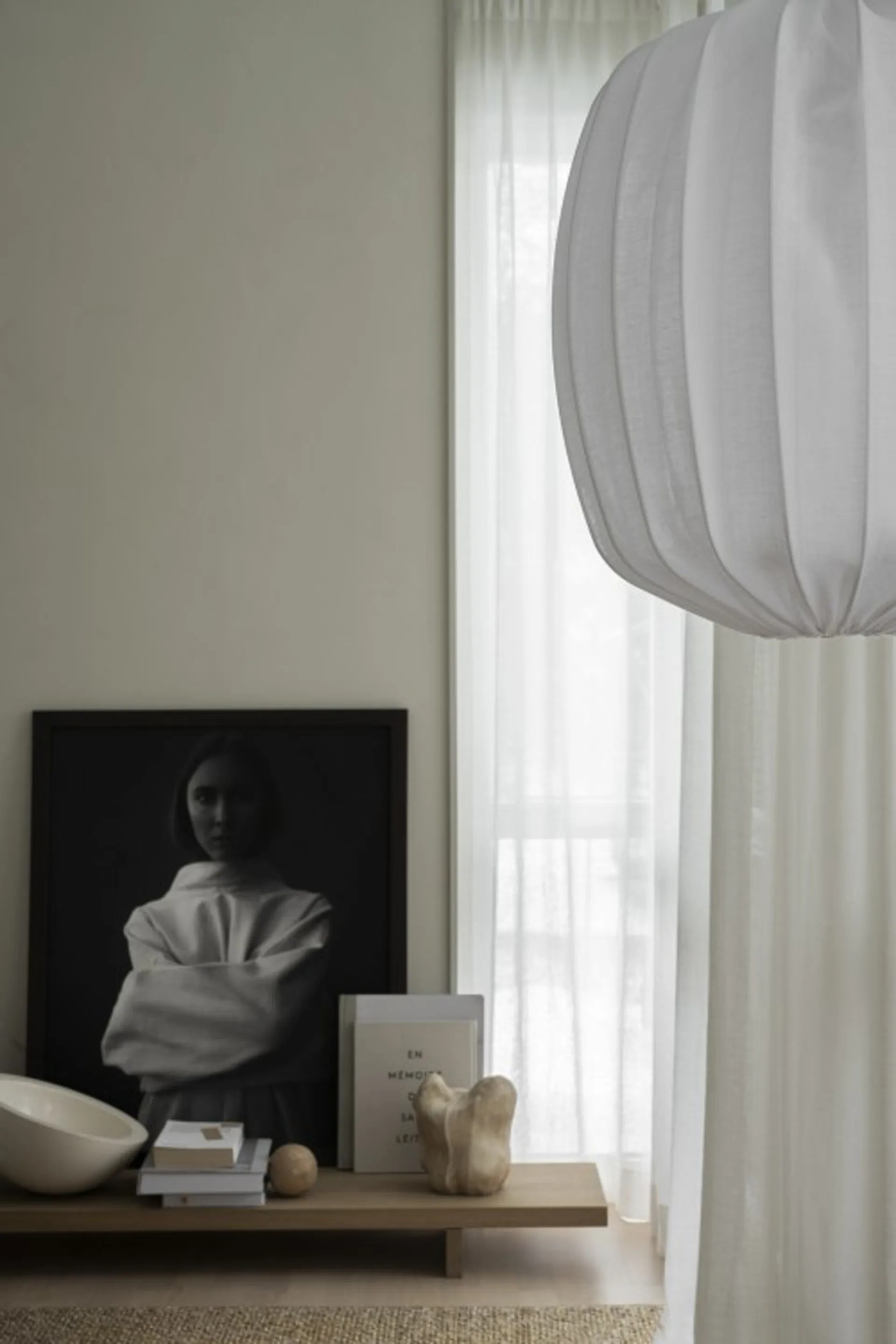 Abat-jour Prisma Ø45 cm lin, White Watt & Veke