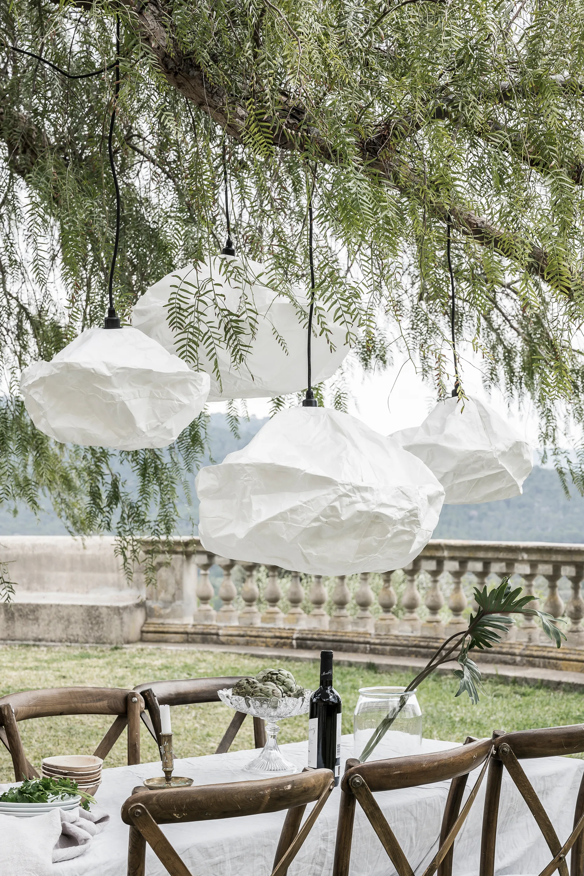 Abat-jour Sky Ø58 cm, Blanc Watt & Veke