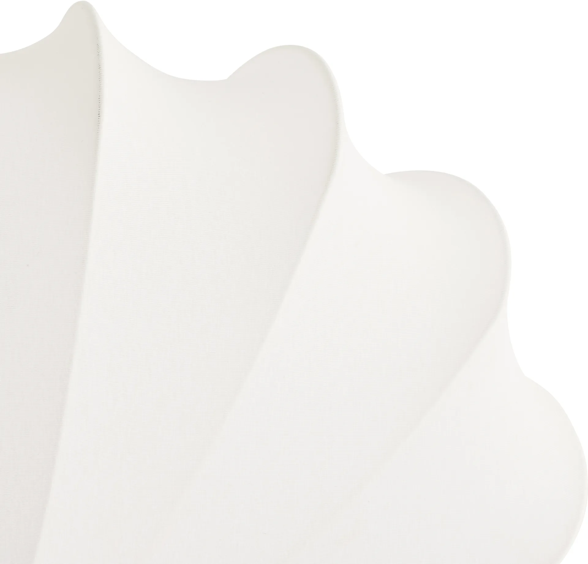 Applique Anna L 54 cm, White cotton Watt & Veke