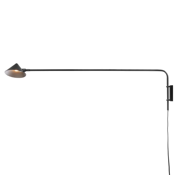 Riankh Luminaire mural industriel vintage avec bras en métal, moderne,  mode, chevet, couloir, abat-jour en verre, applique murale LED (clair, bras  noir) (Color : Clear, Size : Brass Arm) : : Luminaires