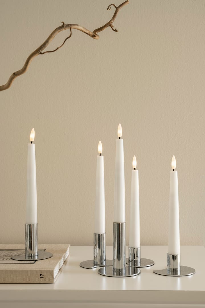 Bougeoir combinable Lykke incluant 5 lampes LED, Chrome Watt & Veke