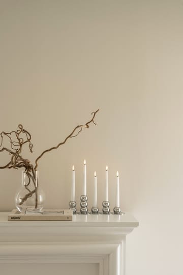 Bougeoir combinable Lykke incluant 5 lampes LED - Chrome - Watt & Veke