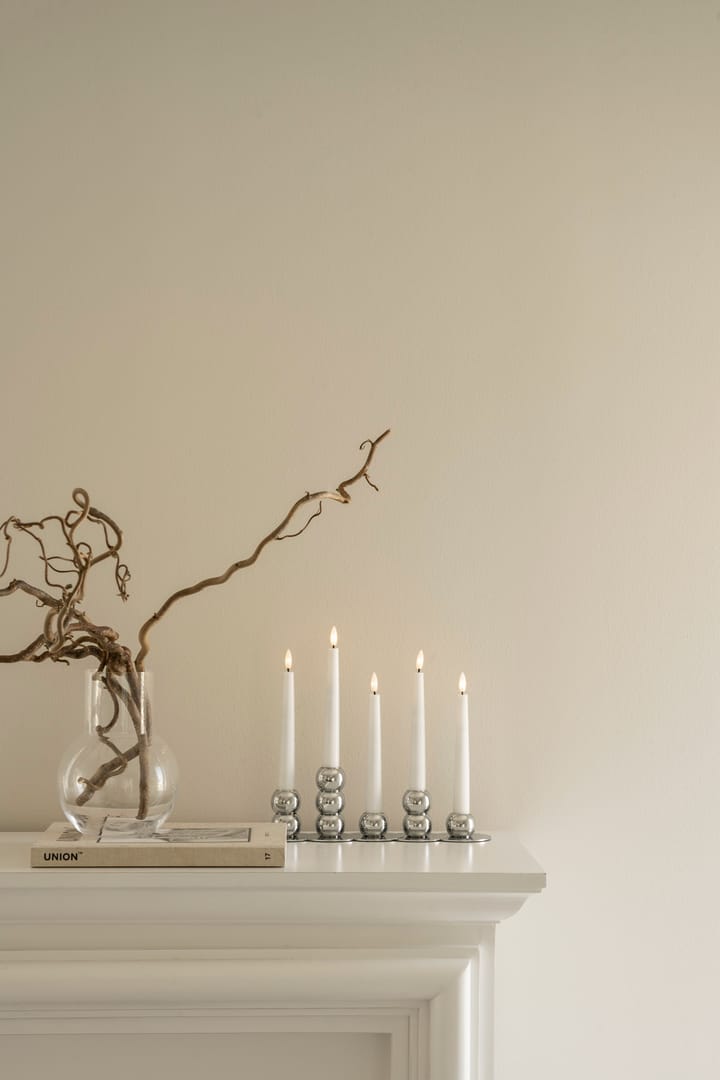 Bougeoir combinable Lykke incluant 5 lampes LED, Chrome Watt & Veke