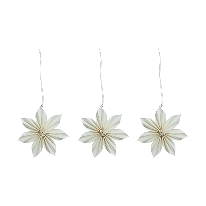 Décoration de Noël Aurora Lot de 3 - White-brown - Watt & Veke