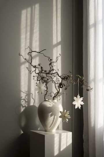 Décoration de Noël Aurora Lot de 3 - White-brown - Watt & Veke