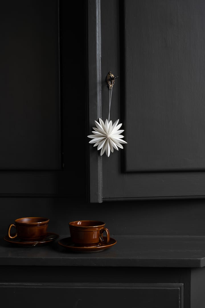 Décoration de Noël Flower Ø10 cm, Blanc Watt & Veke
