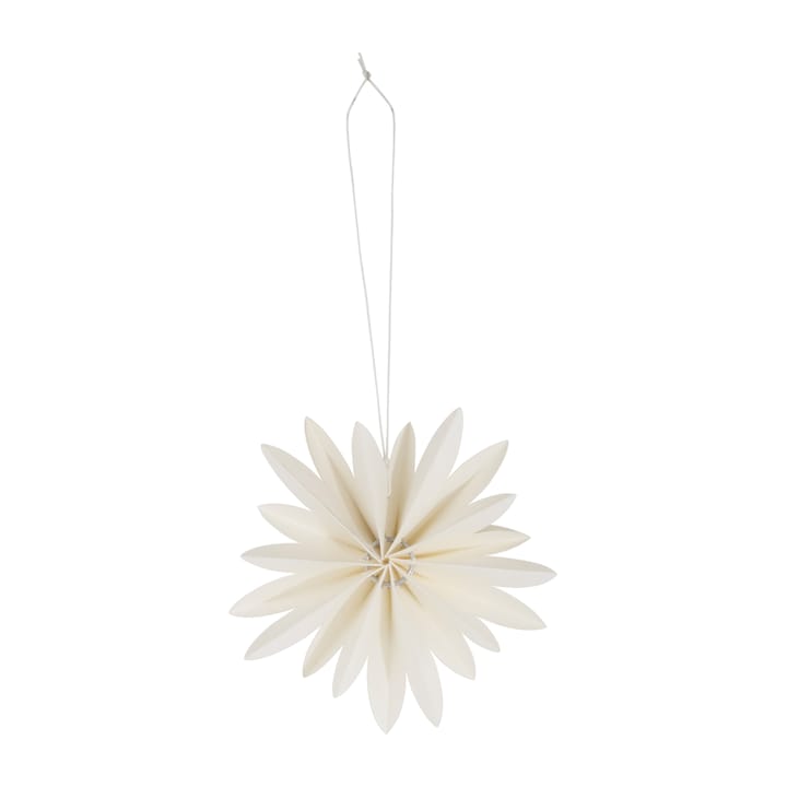 Décoration de Noël Flower Ø10 cm, Blanc Watt & Veke